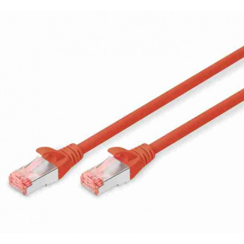 Патч-корд DIGITUS CAT 6 S-FTP, 2м, AWG 27/7, LSZH, красный (DK-1644-020/R)