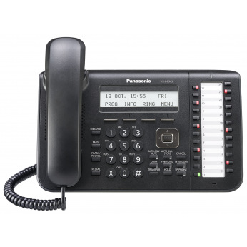 Проводной IP-телефон Panasonic KX-NT543RU-B Black для АТС Panasonic KX-TDE/NCP/NS (KX-NT543RU-B)