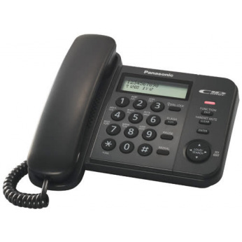 Дротовий телефон Panasonic KX-TS2356UAB Black (KX-TS2356UAB)