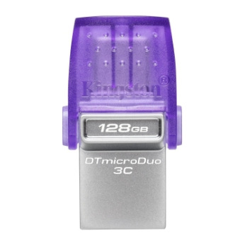 Флеш пам’ять 128GB DataTraveler microDuo 3C 200MB/ s dual USB-A + USB-C microDuo 3C dual USB-A+USB-C (DTDUO3CG3/128GB)