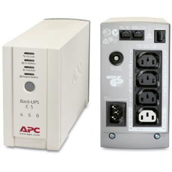 Источник бесперебойного питания APC Back-UPS CS 650VA (BK650EI)