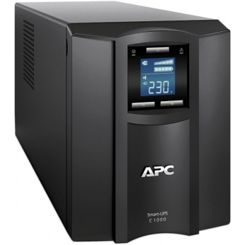 Источник бесперебойного питания APC Smart-UPS C 1000VA LCD (SMC1000I)