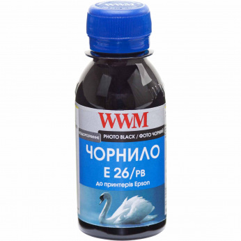 Чорнило WWM E26 Photo Black для Epson 100г (E26/PB-2) водорозчинне