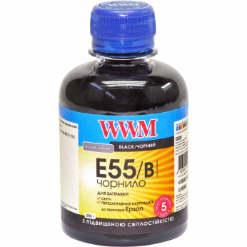 Чорнило WWM E55 Black для Epson 200г (E55/B) водорозчинне