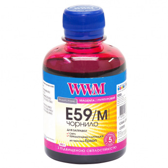 Чорнило WWM E59 Magenta для Epson 200г (E59/M) водорозчинне