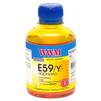 Чернила WWM E59 Yellow для Epson 200г (E59/Y) водорастворимые