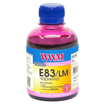 Чернила WWM E83 Light Magenta для Epson 200г (E83/LM) водорастворимые