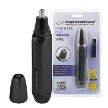 Тример Black для стрижки волосся в носі та вухах, живлення батарейка 1*АА, обмінна гарантія EBG004K Hair Trimmer Spike (EBG004K)