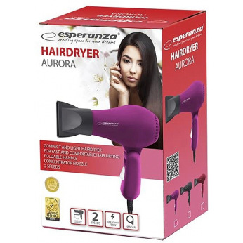 Фен Esperanza для волосся Hair Dryer EBH003P (EBH003P)