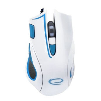 Мышка  проводная Mouse MX401 HAWK White-Blue (EGM401WB)