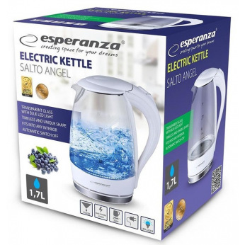 Электрочайник Esperanza Kettle 1.7L, белый EKK011W White (EKK011W)