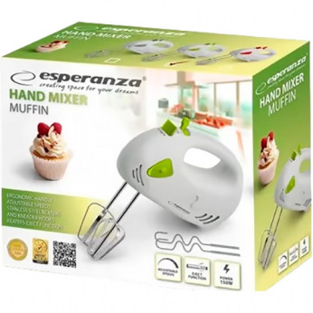 Міксер ручний Esperanza EKM007G Muffin green 150W  EKM007G (EKM007G)