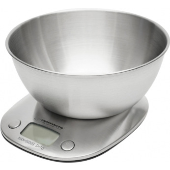 Ваги кухоннi з чашею 2 л, прямокутні, нержавіюча  сталь, макс. вага 5 кг, обмінна гарантія EKS008 Kitchen Scale Lychee (EKS008)
