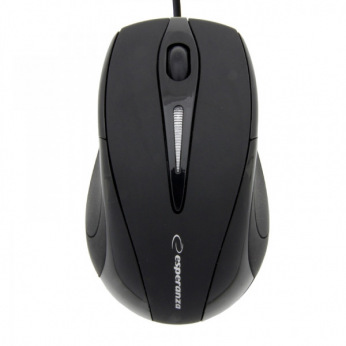 Мишка дротова Mouse EM102K Black (EM102K)