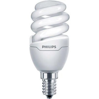 Лампа энергосберегающая Philips E14 8W 220-240V WW 1PF/6 Tornado T2 mini (929689174303)