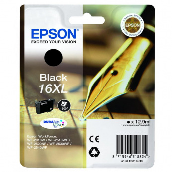 Картридж для Epson WorkForce WF-2010W EPSON 16 XL  Black C13T16314012