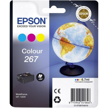 Картридж для Epson WorkForce WF-100W EPSON 267  Color C13T26704010