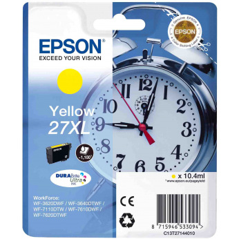 Картридж для Epson WorkForce WF-7720DTWF EPSON 27 XL  Yellow C13T27144020