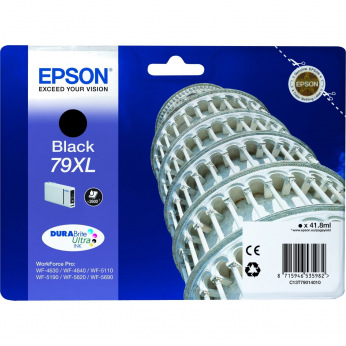 Картридж для Epson WorkForce Pro WF-5110, 5110DW EPSON 79 XL  Black C13T79014010