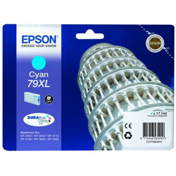 Картридж для Epson WorkForce Pro WF-5110, 5110DW EPSON 79 XL  Cyan C13T79024010