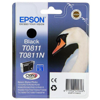 Картридж для Epson Stylus Photo TX800FW EPSON T0811  Black C13T11114A10