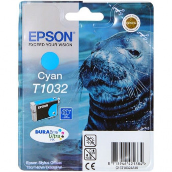 Картридж для Epson Stylus Office TX600FW EPSON T1032  Cyan C13T10324A10