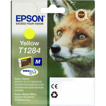 Картридж для Epson Stylus S22 EPSON T1284  Yellow C13T12844011