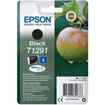 Картридж для Epson WorkForce WF-7525 EPSON T1291  Black C13T12914012