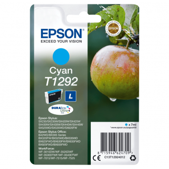 Картридж для Epson Stylus Office B42WD EPSON T1292  Cyan C13T12924011