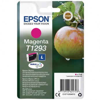 Картридж для Epson WorkForce WF-7525 EPSON T1293  Magenta C13T12934012