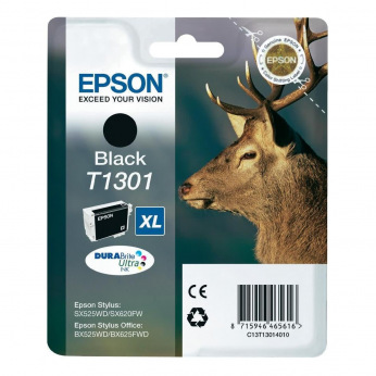 Картридж для Epson Stylus SX525WD EPSON T1301  Black C13T13014010