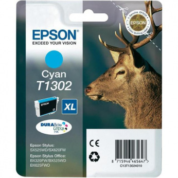 Картридж Epson T1302 Cyan (C13T13024012)