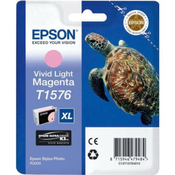 Картридж для Epson Stylus Photo R3000 EPSON T1576  Vivid Light Magenta C13T15764010