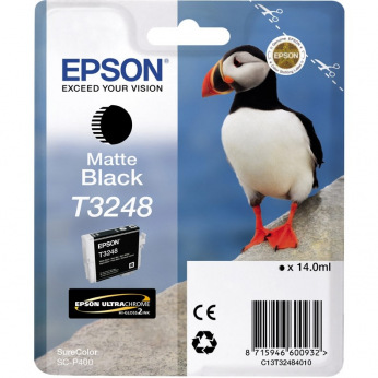 Картридж Epson T3248 Matte Black (C13T3248)