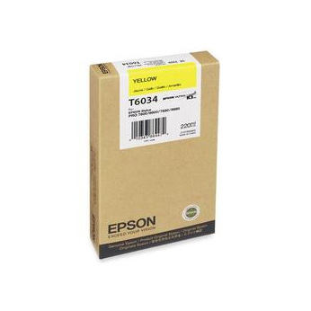 Картридж Epson T6034 Yellow (C13T603400)