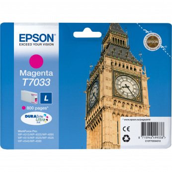 Картридж для Epson WorkForce Pro WP-4015DN EPSON T7033  Magenta C13T70334010