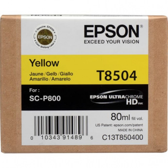 Картридж Epson T8504 Yellow (C13T850400)