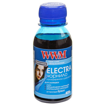 Чернила WWM ELECTRA Light Cyan для Epson 100г (EU/LC-2) водорастворимые