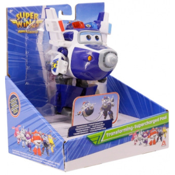 Игровая фигурка-трансформер Super Wings Transforming-Supercharge Paul, Пол (EU740303)