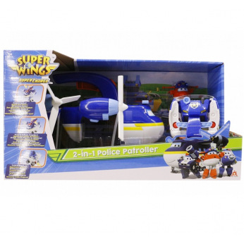 Ігровий набір Super Wings 2-in-1 Police Patroller 2в1 Поліцейський транспорт (EU740834)