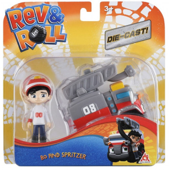 Игровой набор Rev&Roll Рев и Рамбл DieCast Бо и Спритцер (EU881031*)