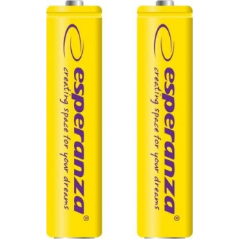 Акумулятор Esperanza Ni-MH AAA 1000 mAh, 2шт, желтый EZA101Y (EZA101Y)