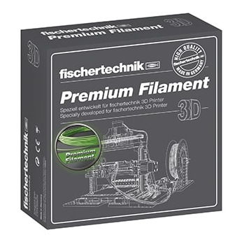 Нитка Fishertechnik для 3D принтера зеленый 500 грамм (коробка)  (FT-539136)