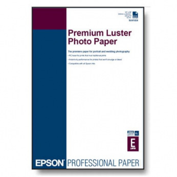 Фотопапір Epson Premium Luster Photo Напів Глянсовий Текстурированная 235 г/м кв, A2, 25л (C13S042123)