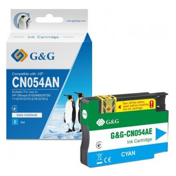 Картридж G&G для HP.933 XL Cyan (G&G-CN054AE)