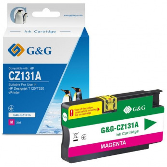 Картридж для HP 711 Black CZ133A G&G  Magenta G&G-CZ131A