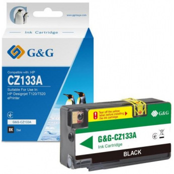 Картридж для HP 711 Magenta CZ131A G&G  Black G&G-CZ133A
