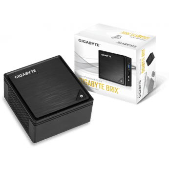 Системный блок ультракомпактный Gigabyte BRIX Celeron N3350 HDMI/V GA 2.5"HDD GB-BPCE-3350C (GB-BPCE-3350C)