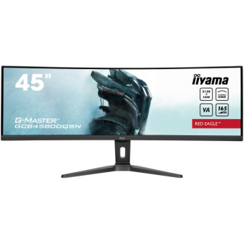 44.5" 32:9 вигнутий ігровий VA РК монітор, 5120x14 40, 0.8 мс (MPRT), 165 Гц, FreeSync, HDR, KVM свіч GCB4580DQSN-B1 (GCB4580DQSN-B1)