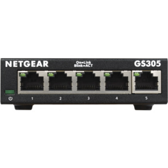 Коммутатор NETGEAR GS305 5xGE, неуправляемый (GS305-300PES)